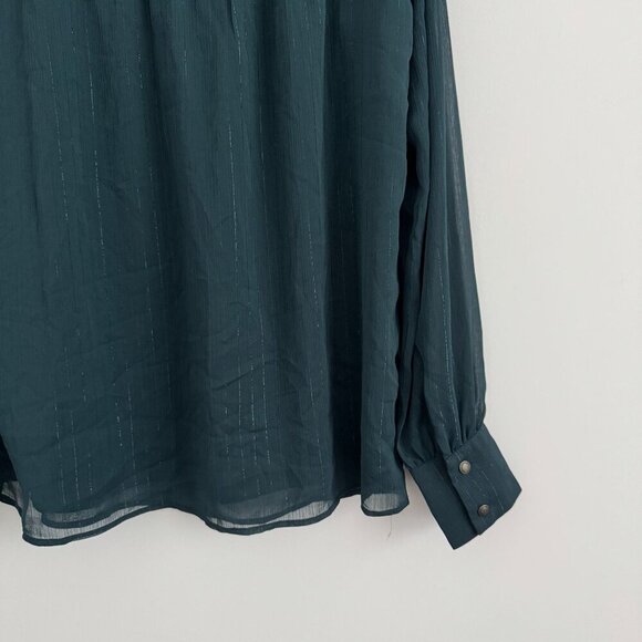 Mason & Belle Women Long Sleeve With Embroidered Floral Top Blouse Size M - Picture 9 of 9